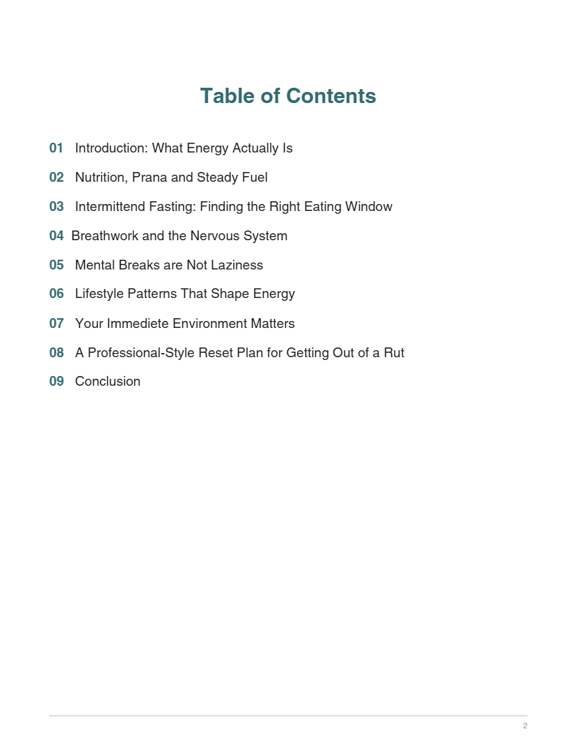 Steady Energy: A Practical Guide to Understanding Energy Slumps and Building More Sustainable Energy Output