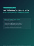 The Strategic Exit Playbook and Tool Kit